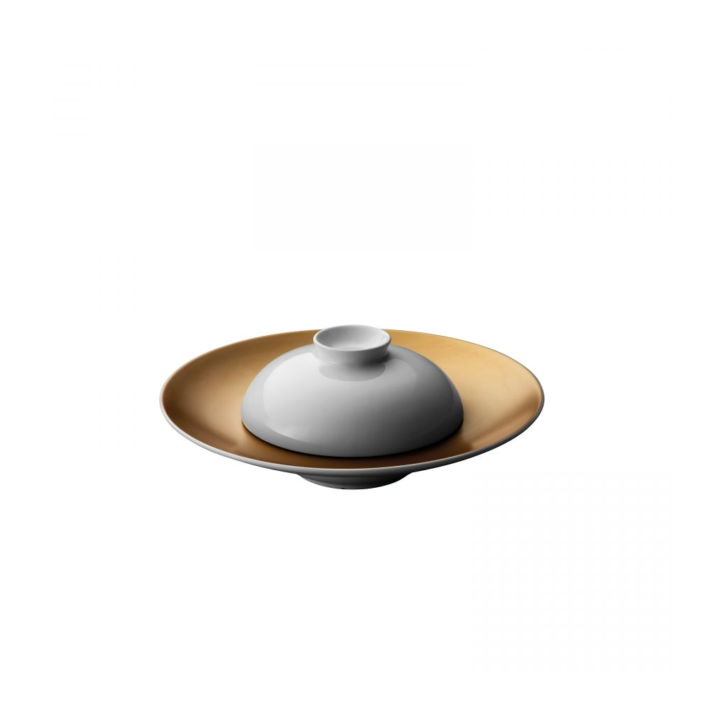 Serviravimo Lėkštė Ir Dubuo White & Gold BERGHOFF